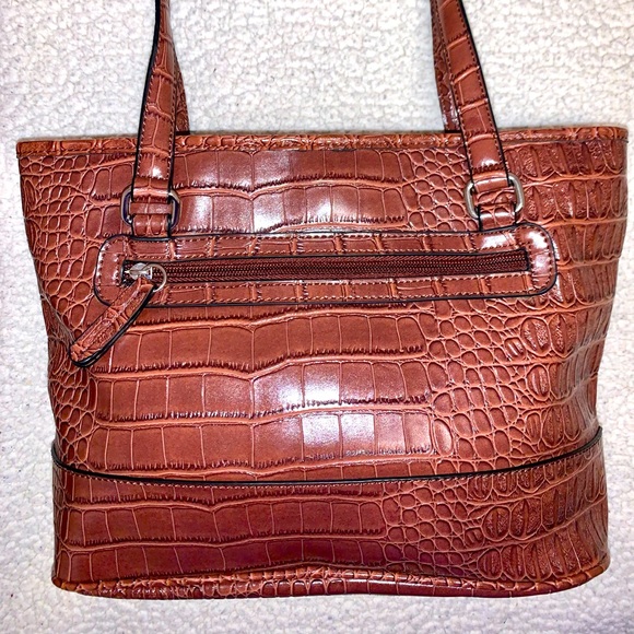 Giani Bernini Croc-Embossed Tote, Created for Macy’s, NEW w/o tag - Picture 3 of 11